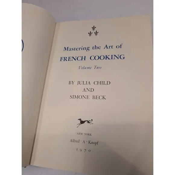 Mastering the Art of French Cooking Vol 2 Julia Child 1970 First Edition Knopf - Picture 4 of 11